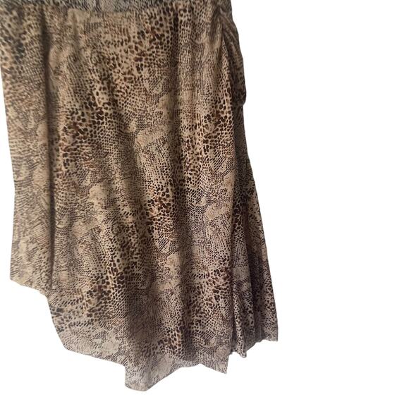 Rampage Y2k Women's Size Small Mob Wives Cheetah Print Tiered Chiffon Skirt - Picture 5 of 8